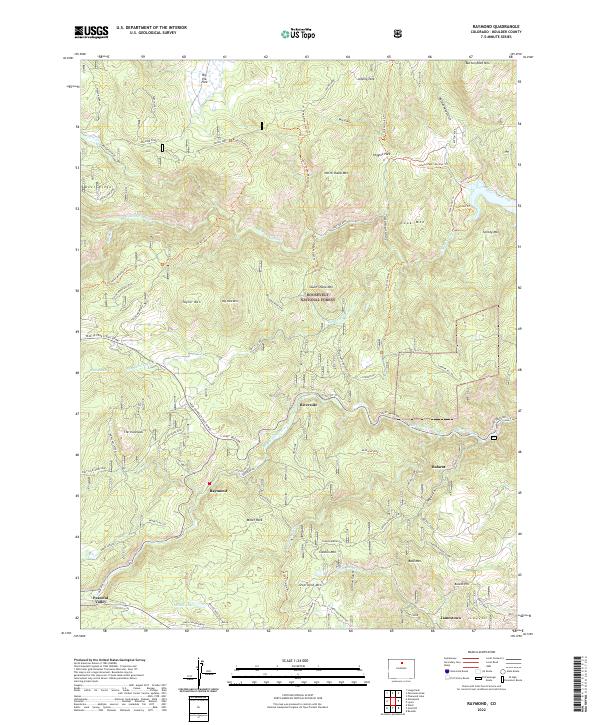 USGS Topographic Map – Raymond