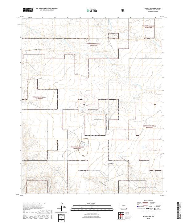 USGS Topographic Map – Reader Lake