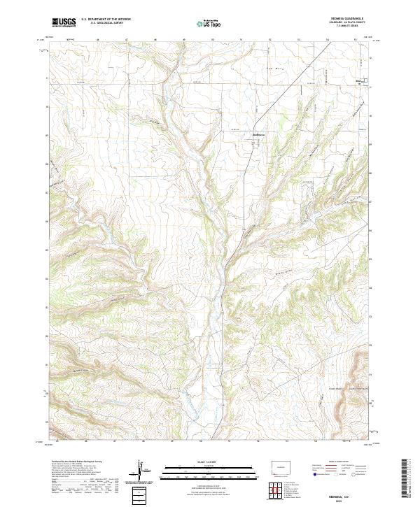 USGS Topographic Map – Redmesa