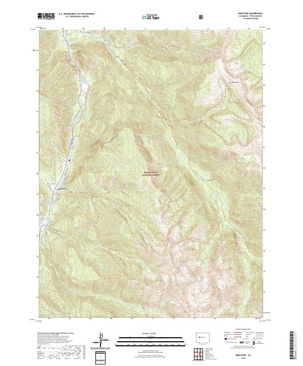 USGS Topographic Map – Redstone