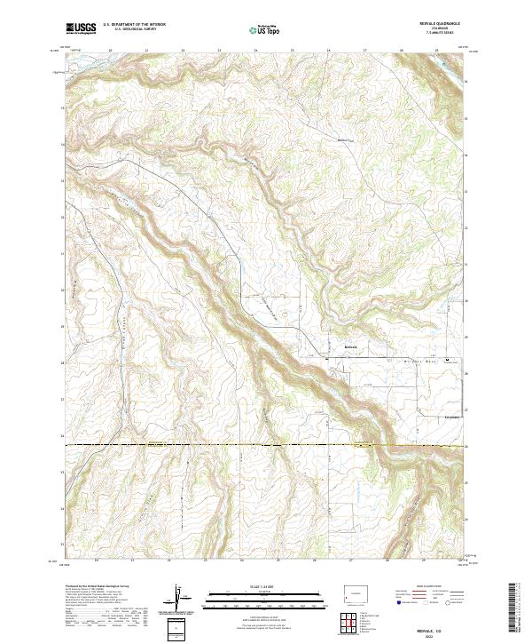 USGS Topographic Map – Redvale