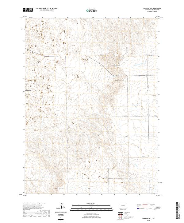 USGS Topographic Map – Reiradon Hill