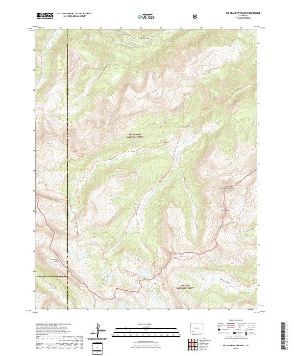 USGS Topographic Map – Rio Grande Pyramid