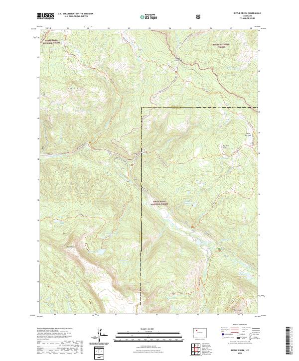 USGS Topographic Map – Ripple Creek