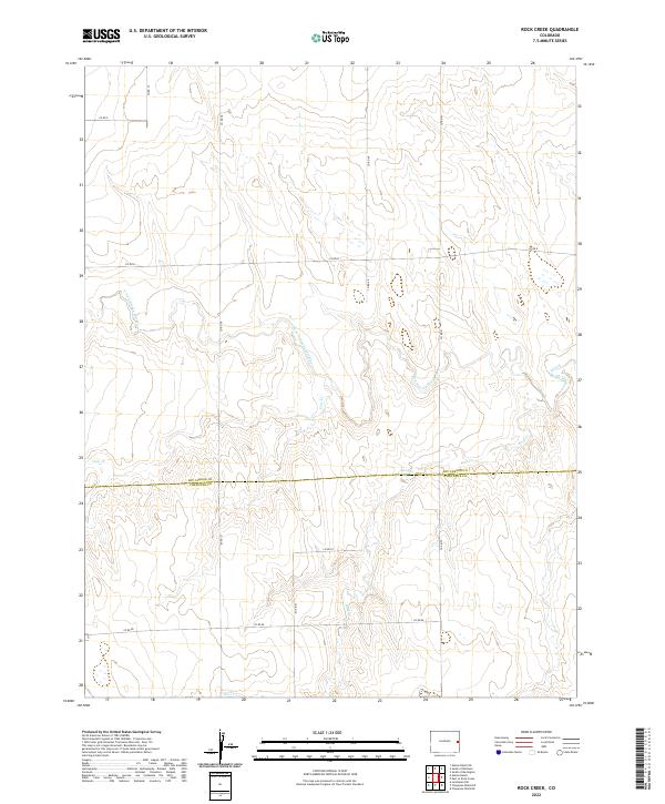 USGS Topographic Map – Rock Creek
