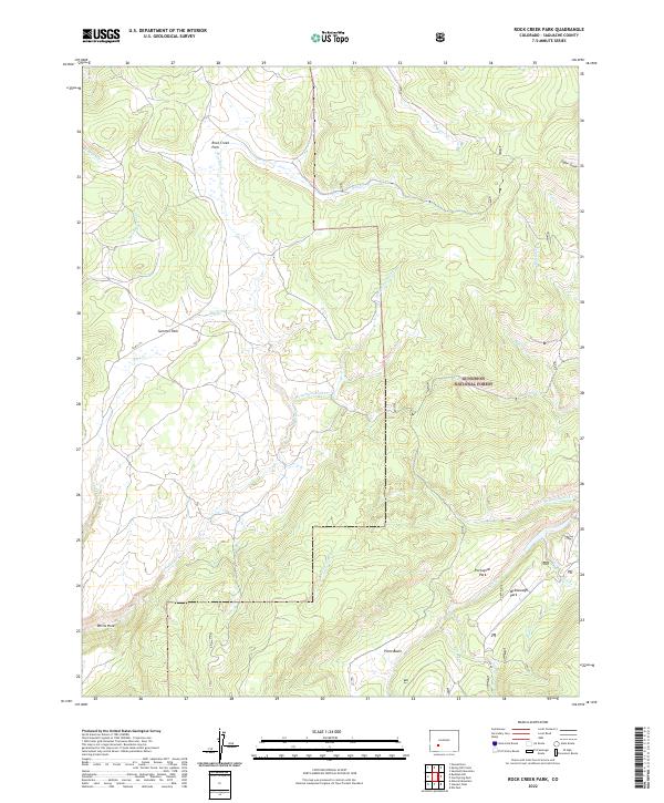USGS Topographic Map – Rock Creek Park