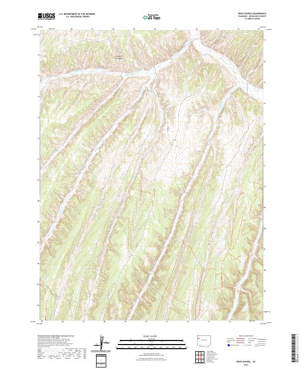 USGS Topographic Map – Rock School