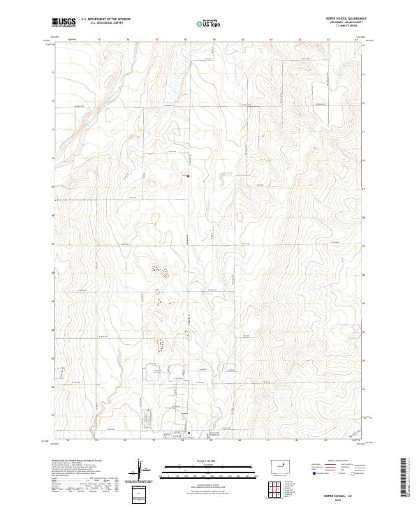USGS Topographic Map – Roper School
