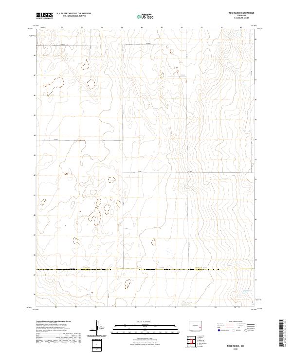 USGS Topographic Map – Rose Ranch