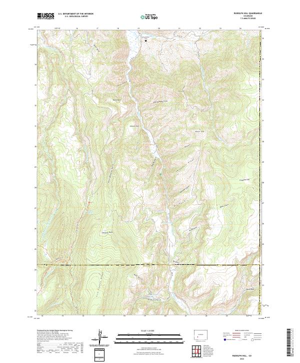 USGS Topographic Map – Rudolph Hill