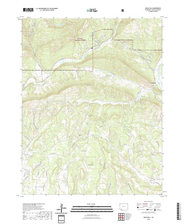 USGS Topographic Map – Rules Hill