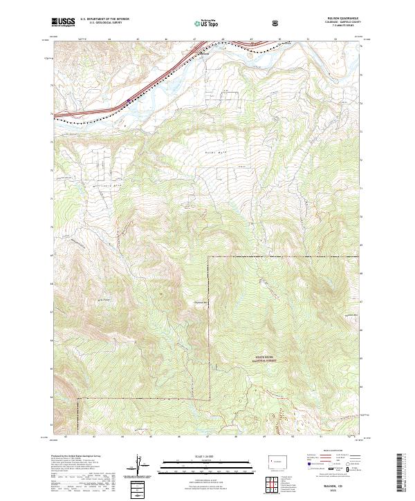 USGS Topographic Map – Rulison