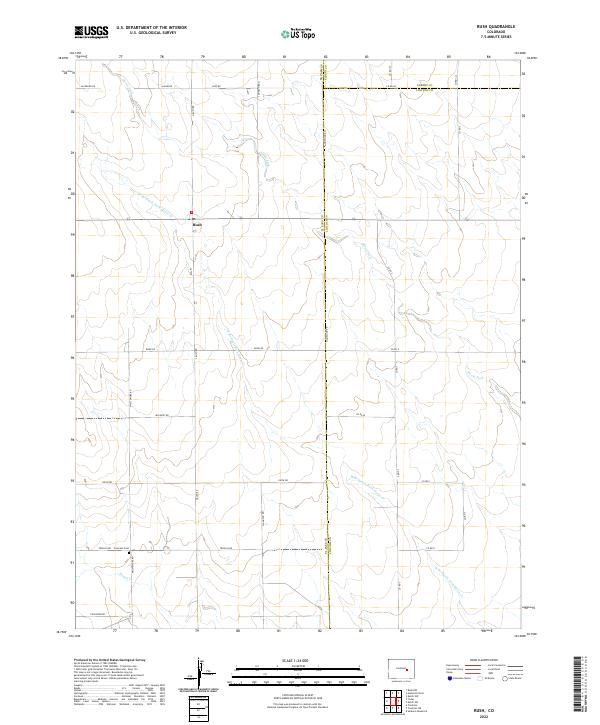 USGS Topographic Map – Rush