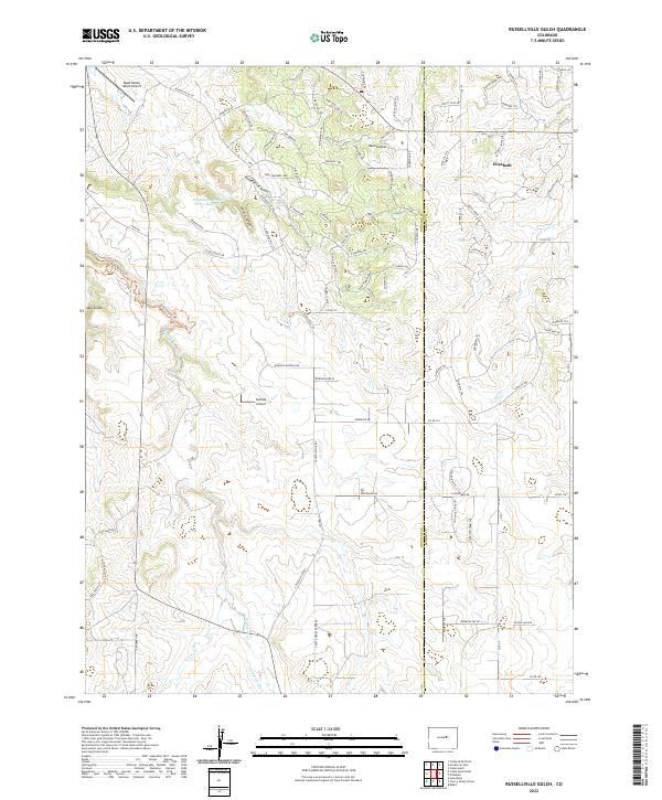 USGS Topographic Map – Russellville Gulch