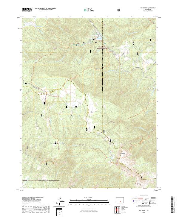 USGS Topographic Map – San Isabel