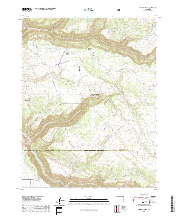 USGS Topographic Map – Sanborn Park