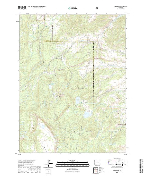 USGS Topographic Map – Sand Point