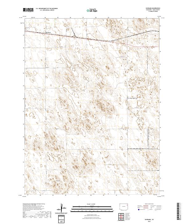 USGS Topographic Map – Schramm