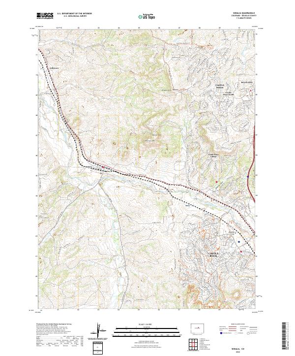 USGS Topographic Map – Sedalia