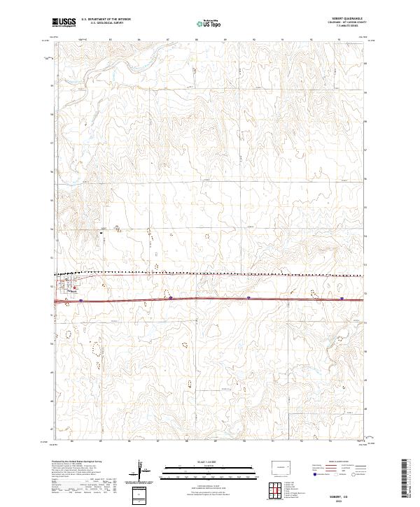 USGS Topographic Map – Seibert