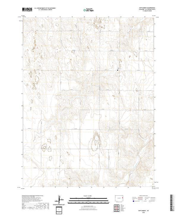 2022 Map of Settlement, 2022 Print