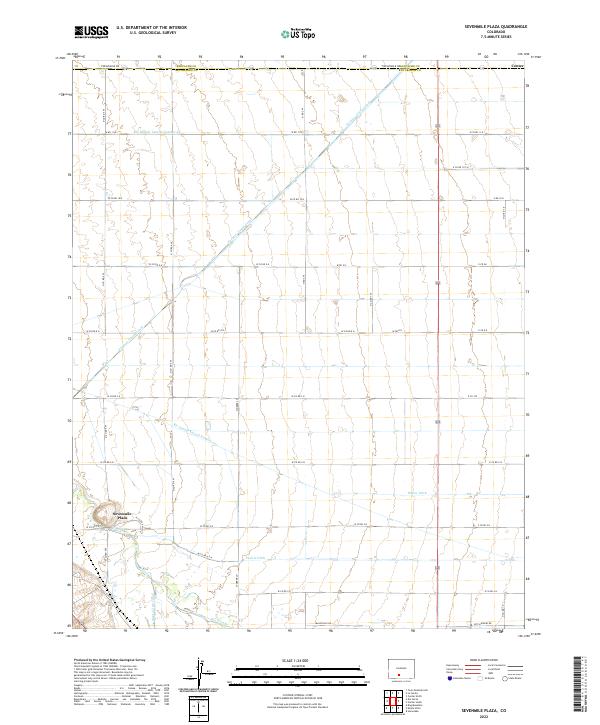 USGS Topographic Map – Sevenmile Plaza