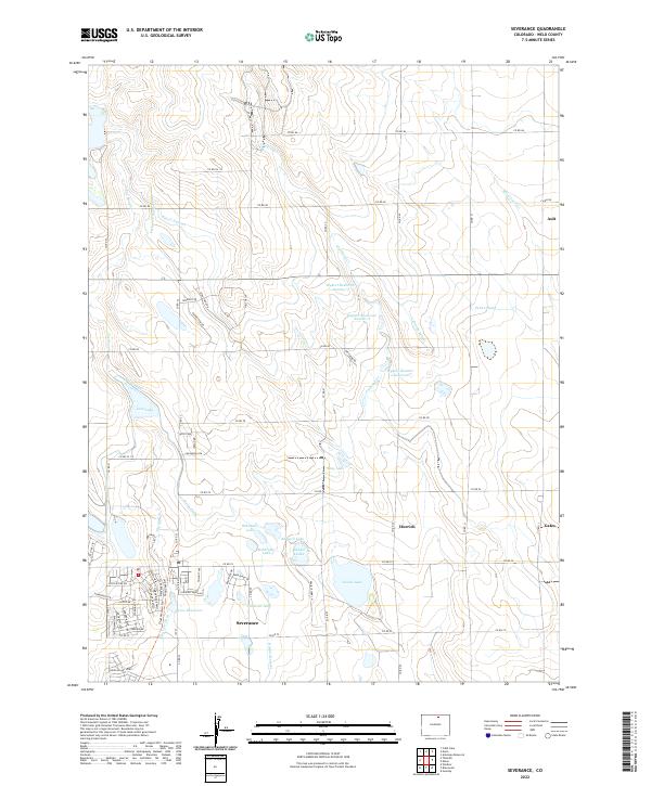 USGS Topographic Map – Severance