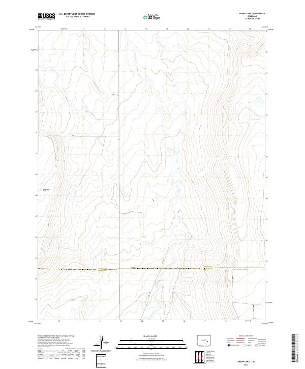 USGS Topographic Map – Sharp Lake
