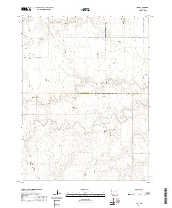 USGS Topographic Map – Shaw