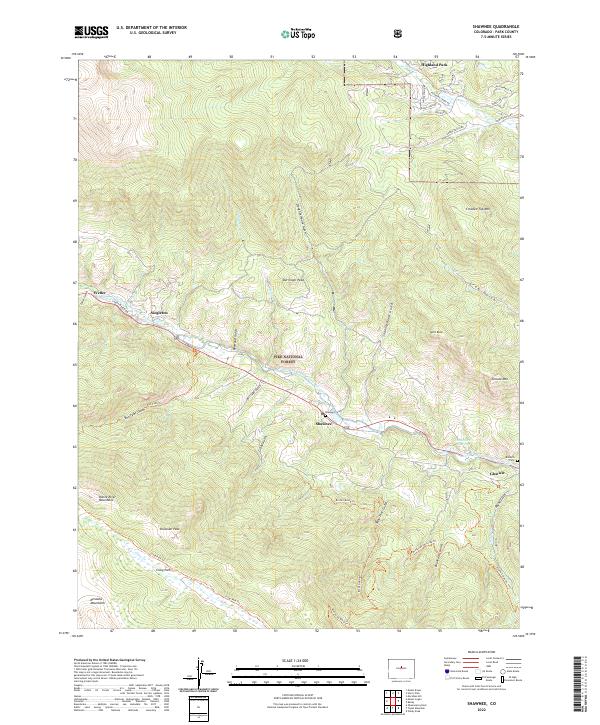 USGS Topographic Map – Shawnee