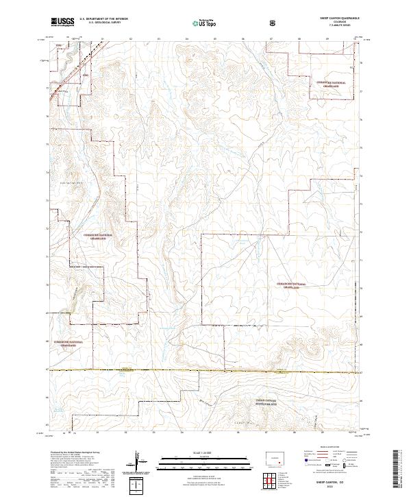 USGS Topographic Map – Sheep Canyon