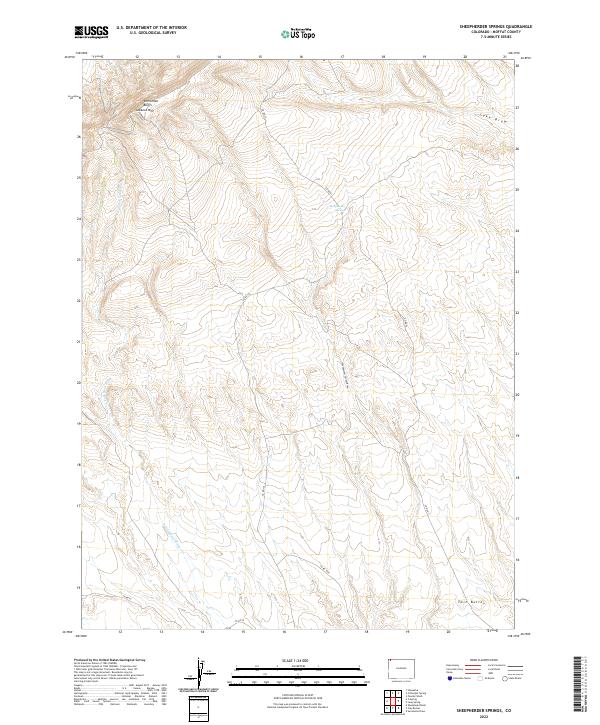 USGS Topographic Map – Sheepherder Springs