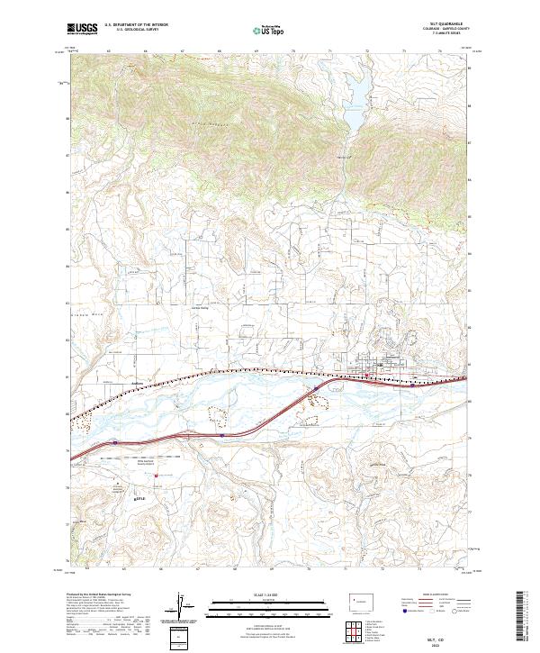 USGS Topographic Map – Silt