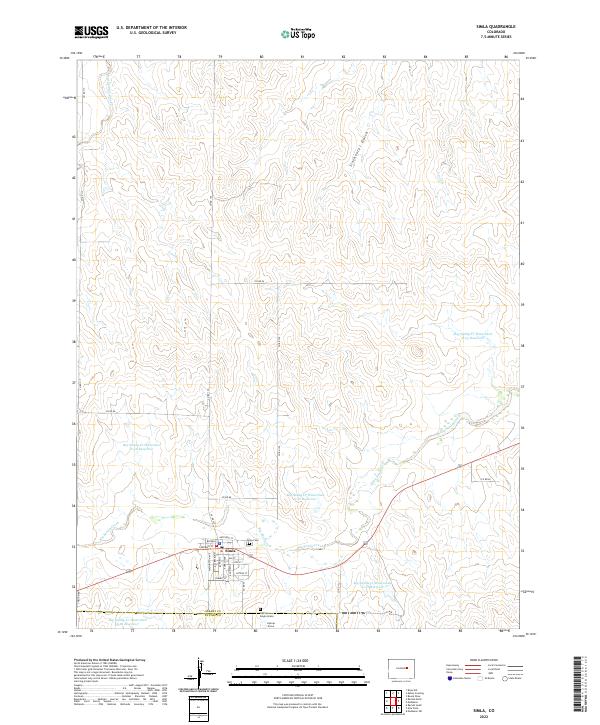 USGS Topographic Map – Simla
