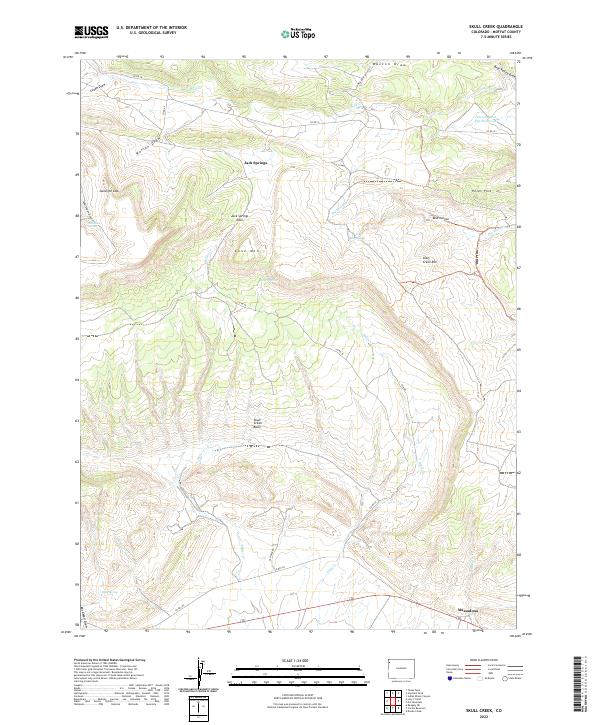 USGS Topographic Map – Skull Creek