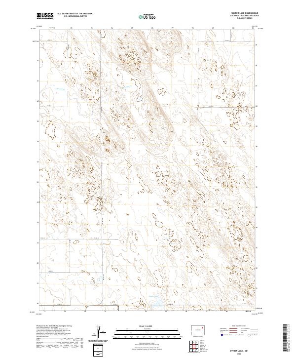 USGS Topographic Map – Snyder Lake