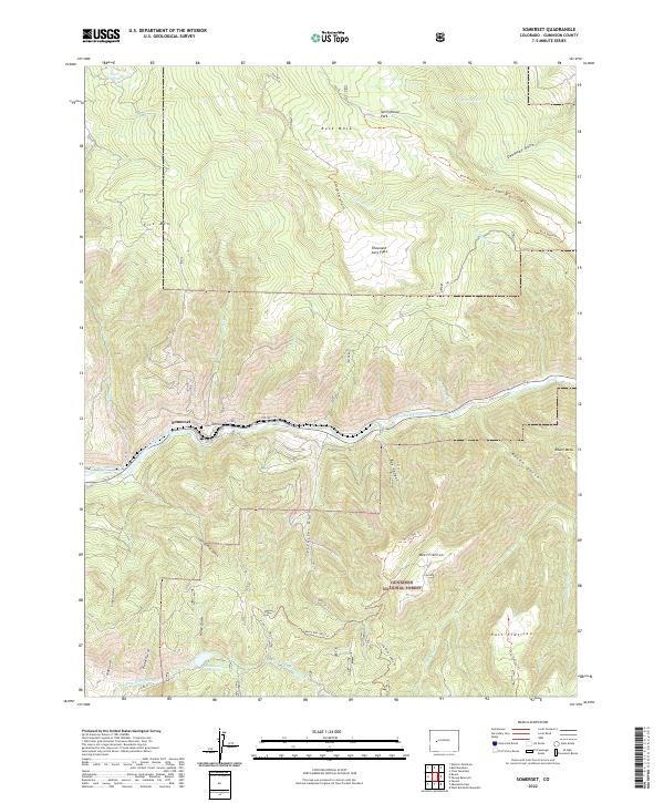 USGS Topographic Map – Somerset