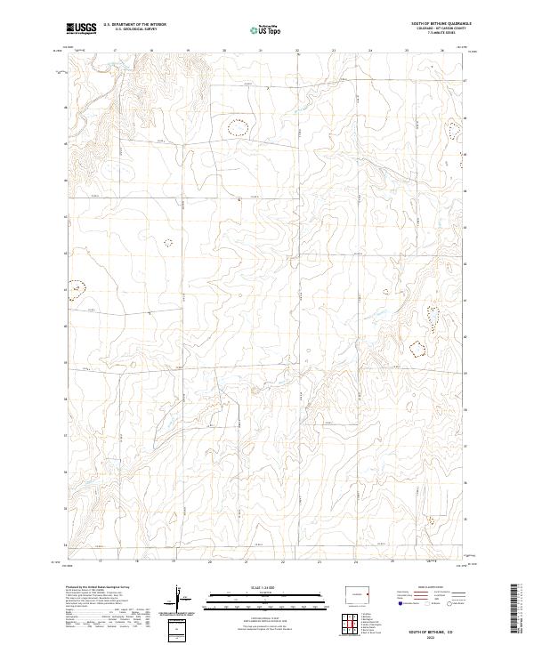 2022 Map of South of Bethune, 2022 Print