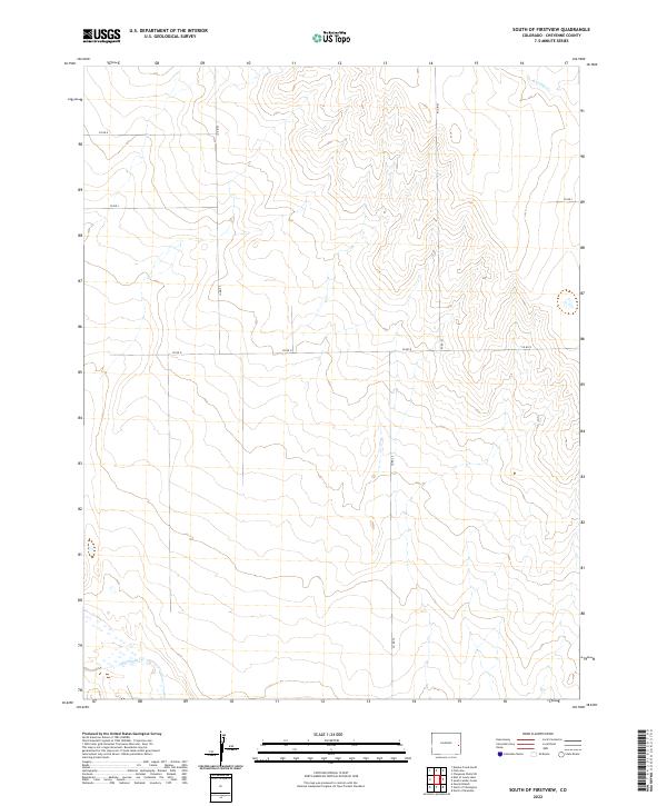 2022 Map of South of Firstview, 2022 Print