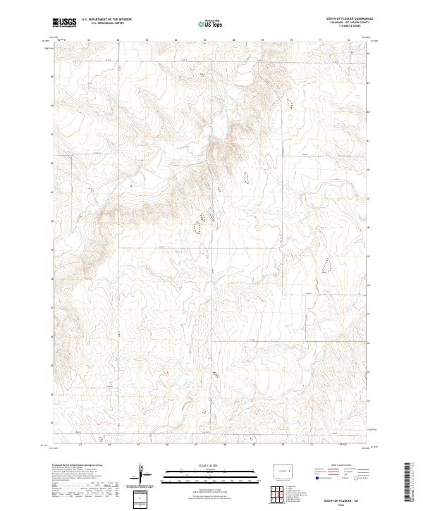2022 Map of South of Flagler, 2022 Print