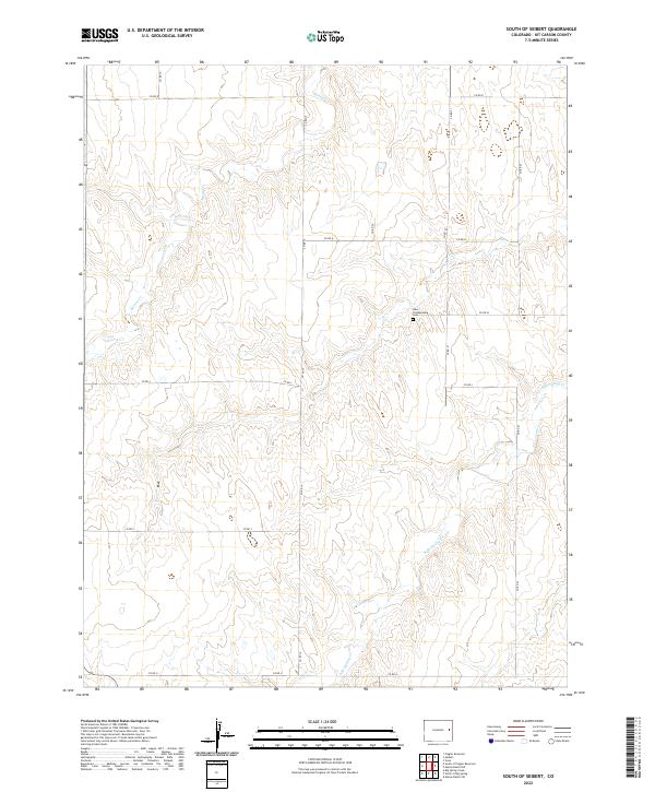 2022 Map of South of Seibert, 2022 Print