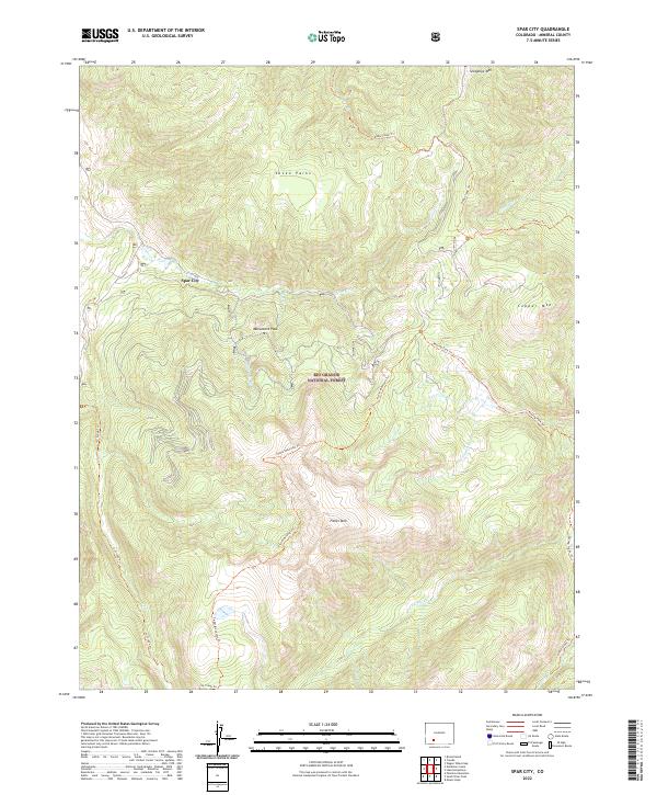 USGS Topographic Map – Spar City
