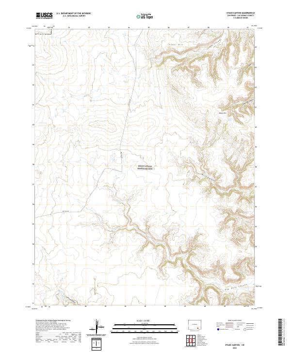 USGS Topographic Map – Stage Canyon