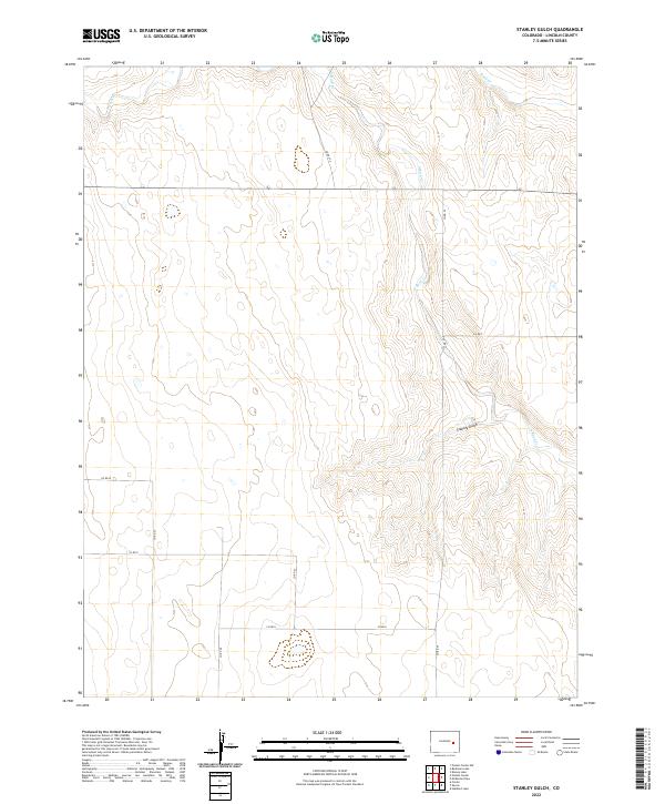 USGS Topographic Map – Stanley Gulch