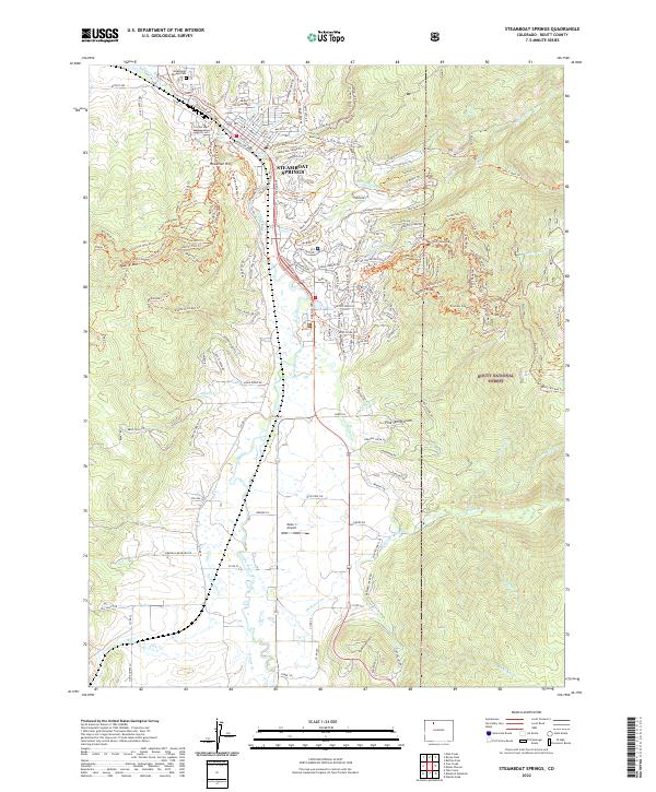 USGS Topographic Map – Steamboat Springs
