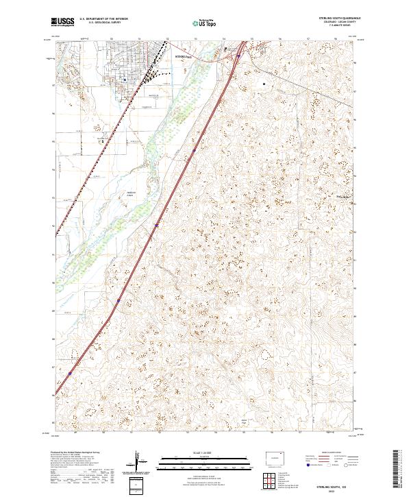 USGS Topographic Map – Sterling South