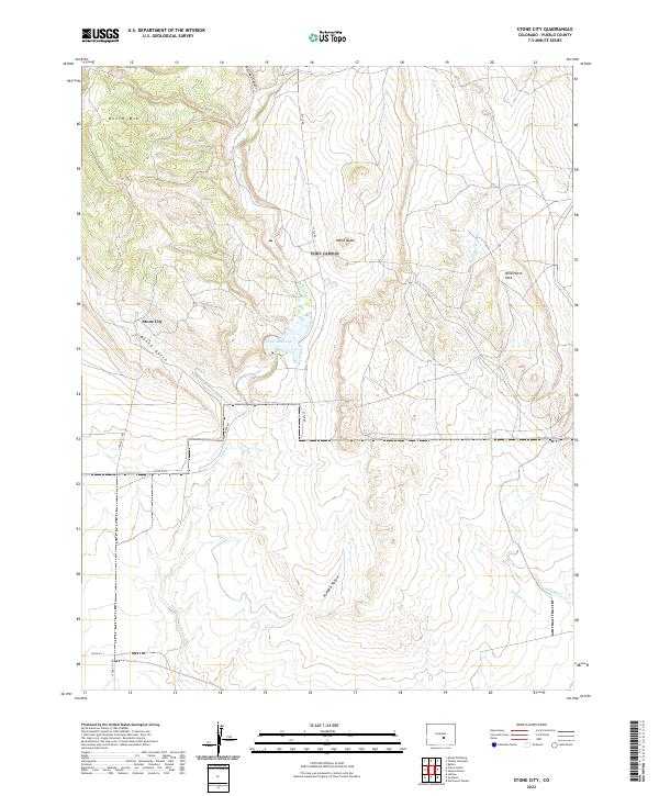 USGS Topographic Map – Stone City