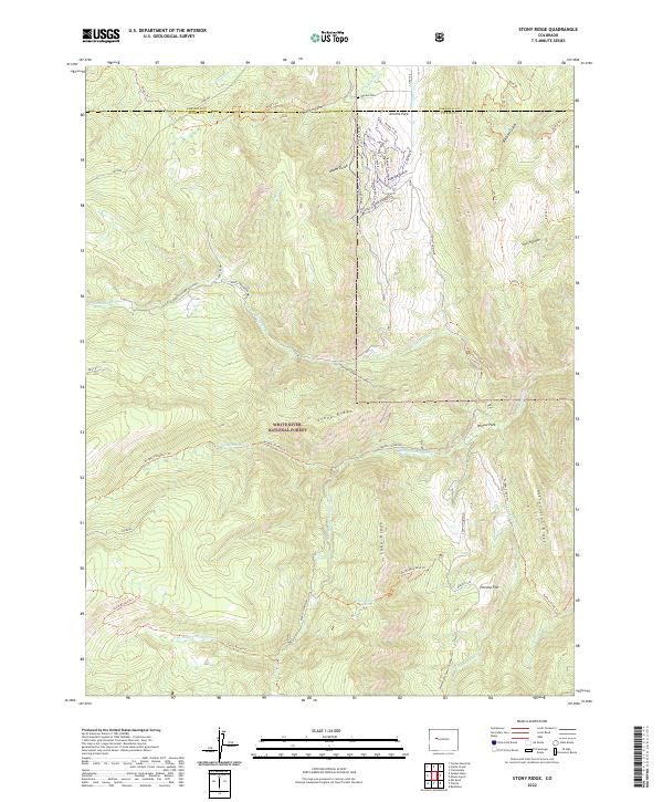 USGS Topographic Map – Stony Ridge
