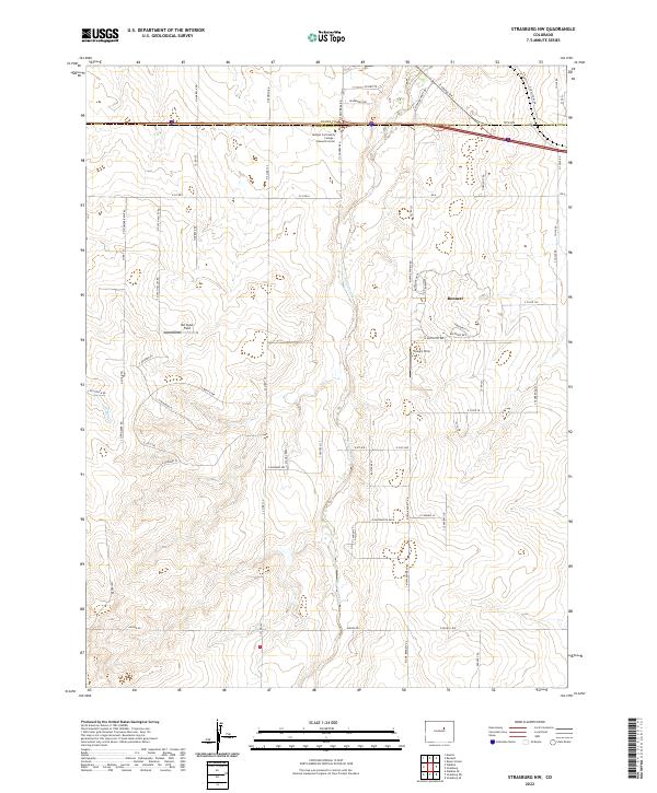 USGS Topographic Map – Strasburg NW