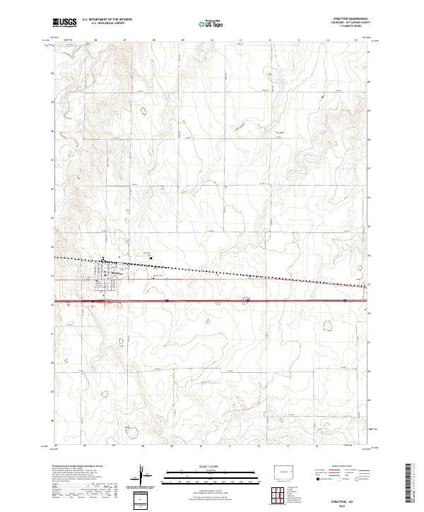 USGS Topographic Map – Stratton